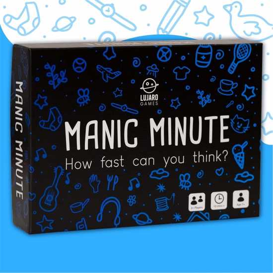 Character Lujaro Games Original Manic Minute Thrilling Card Family Game  