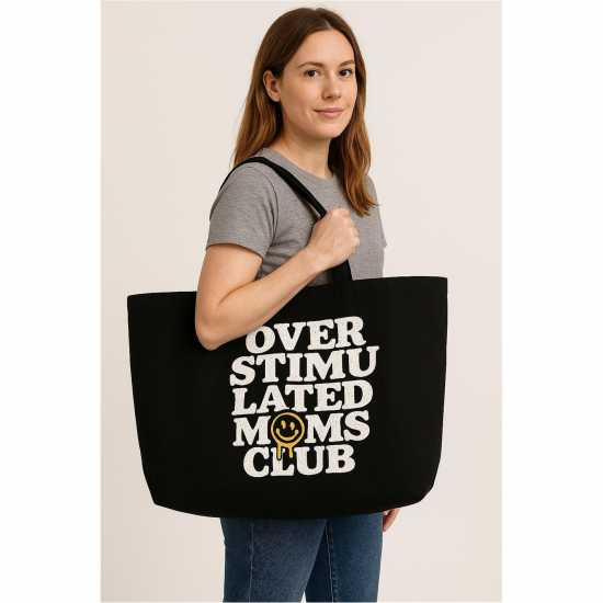 Westford Mill Mothers Day Printed Oversized Tote Bag Overstimulated Moms Club Westford Mill Mothers Day Printed Oversized Tote Bag Overstimulated Moms Club