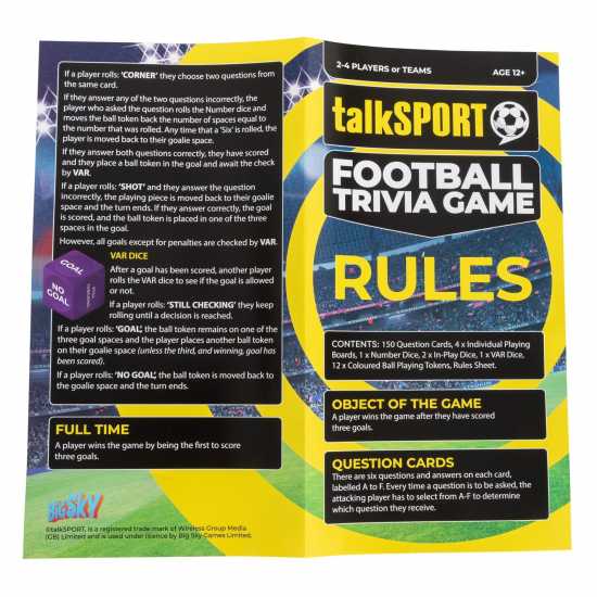 Talksport Football Trivia Game  