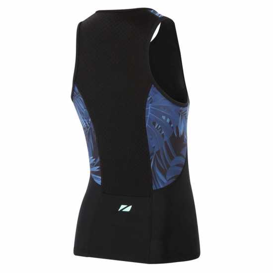 Дамски тениски и фланелки Zone3 Activate+ Tropical Palm Sleeveless Tri Top Zone3 Activate+ Tropical Palm Sleeveless Tri Top Дамски тениски и фланелки