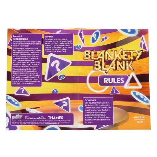 Big Sky Games Blankety Blank Adults  Подаръци и играчки
