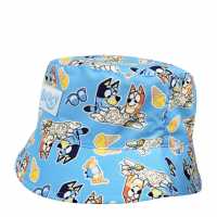 Рибарска Шапка Bluey Bucket Hat Childrens Синьо Шапки с козирка
