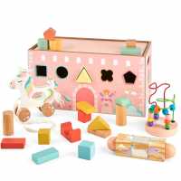 Tooky Toy Wooden Unicorn 6-In-1 Activity Set  Подаръци и играчки