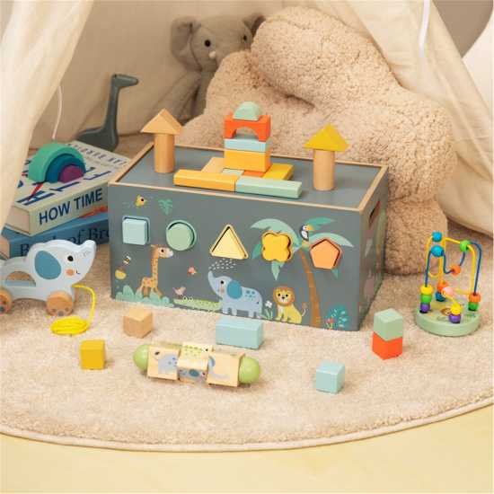 Wooden Jungle 6-In-1 Activity Set Wooden Jungle 6-In-1 Activity Set