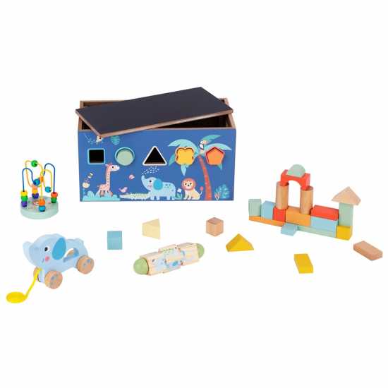 Wooden Jungle 6-In-1 Activity Set Wooden Jungle 6-In-1 Activity Set