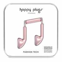 Happy Plugs Earbud Headphones Pink Gold Слушалки