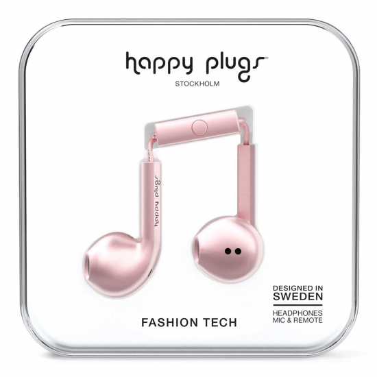 Happy Plugs Earbud Plus Розово злато Слушалки