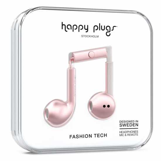 Happy Plugs Earbud Plus Pink Gold Слушалки