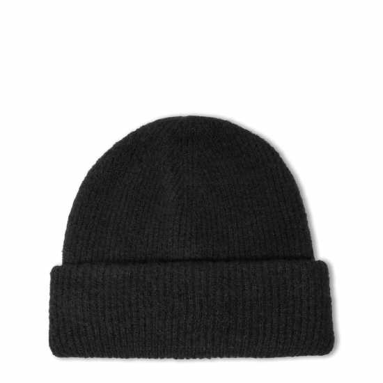Jack Wills Rib Knitted Beanie 61 Black Шапки с козирка