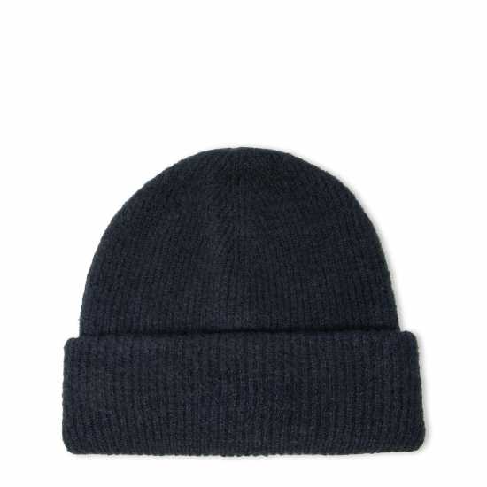 Jack Wills Rib Knitted Beanie 61 Navy Шапки с козирка
