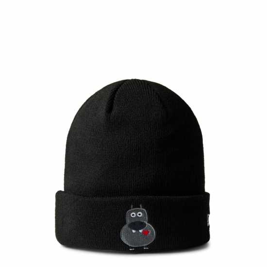 New Era Animal Beanie Juniors Черно Шапки с козирка