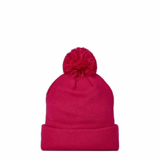 New Era Animal Pom Pom Beanie Juniors Тъмно розово Шапки с козирка