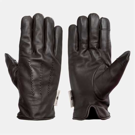 Pretty Green Leather Glove Sn61 Кафяво 