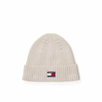 Tommy Jeans Women's Flag Ribbed Knit Beanie Новинарска хартия 