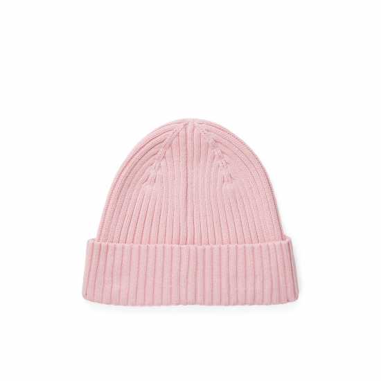 Tommy Jeans Women's Flag Ribbed Knit Beanie Нежно розово 