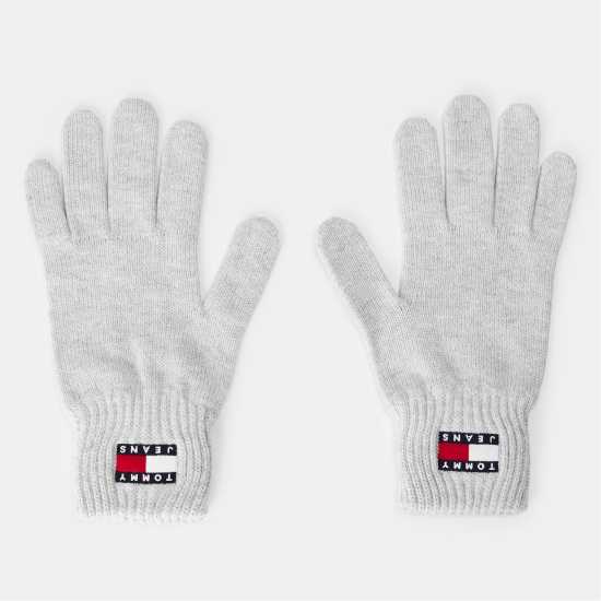 Tommy Jeans Tj Flag Gloves Ld54 Grey 