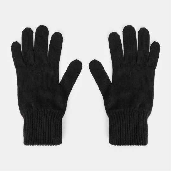 Tommy Jeans Tj Flag Gloves Ld54 Black Tommy Jeans Tj Flag Gloves Ld54 Black