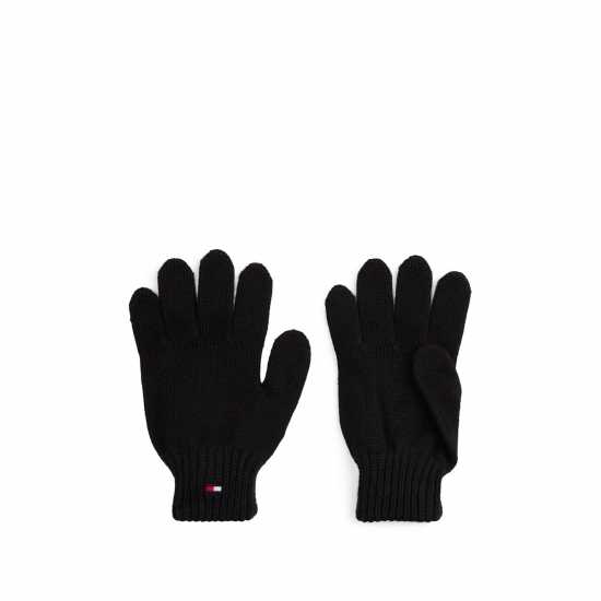 Tommy Hilfiger Kids' Small Flag Knitted Gloves Черно BDS Tommy Hilfiger Kids' Small Flag Knitted Gloves Черно BDS