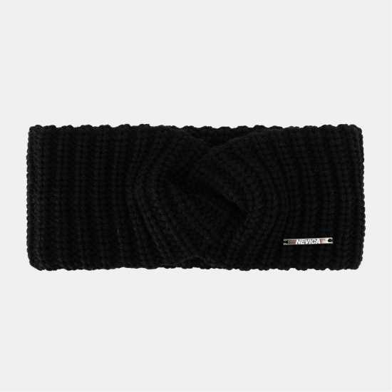 Nevica Meribel Knitted Head Band Womens Черно 