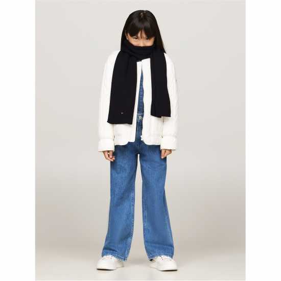 Tommy Hilfiger Kids Small Flag Knitted Scarf Черно BDS 
