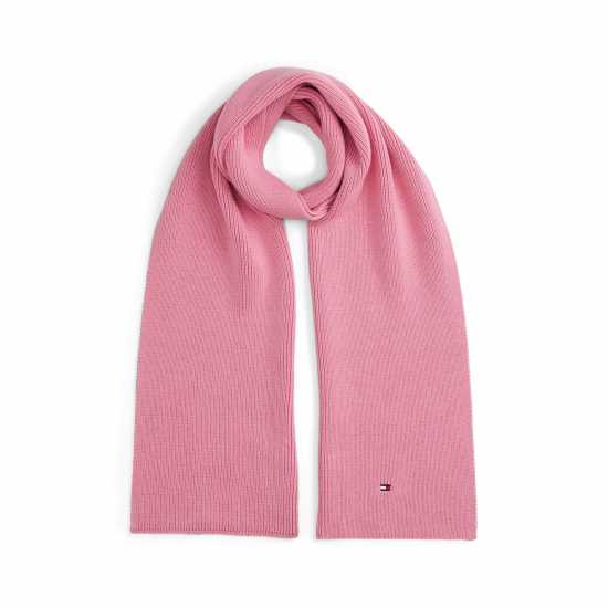 Tommy Hilfiger Kids Small Flag Knitted Scarf Мистичен розов THC 