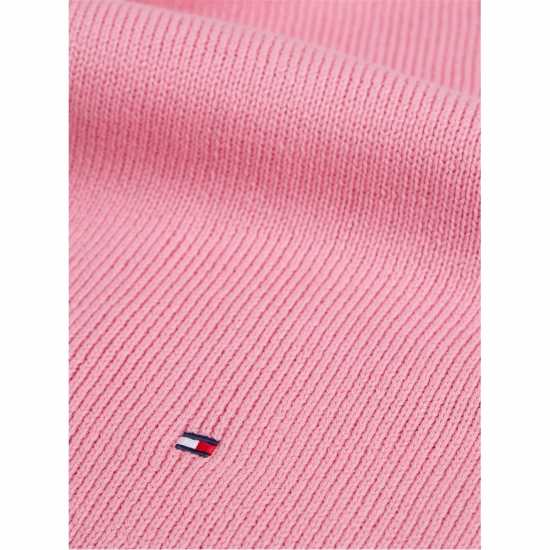 Tommy Hilfiger Kids Small Flag Knitted Scarf Мистичен розов THC 
