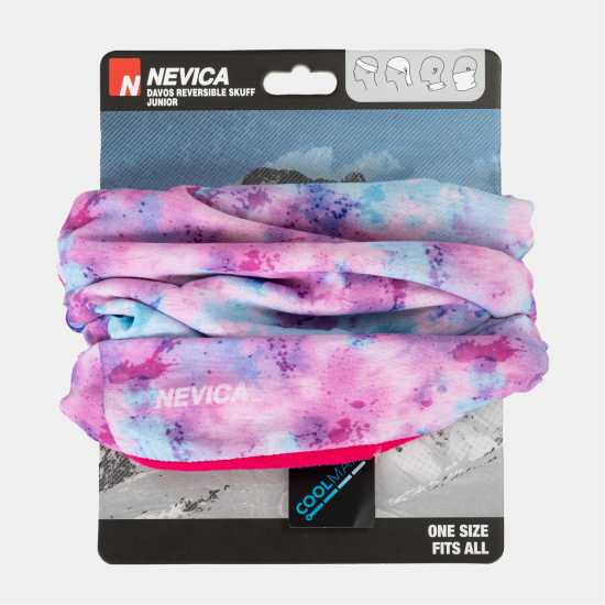 Nevica Reverse Skuff Neck Gaiter Juniors Pink Ски шапки и маски