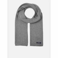 Jack And Jones Cotton Scarf Mens Grey Melange 