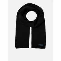 Jack And Jones Cotton Scarf Mens Black 