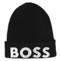 Boss Large Beanie Черно 09B Шапки с козирка