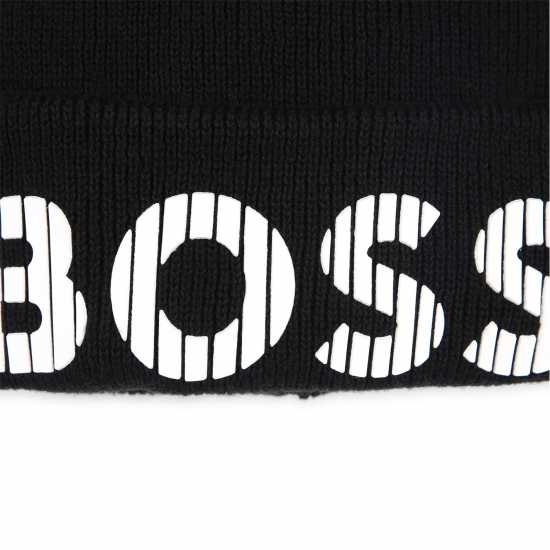 Boss Large Beanie Черно 09B Шапки с козирка