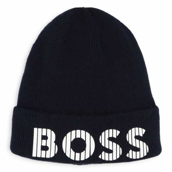 Boss Large Beanie Нави 849 Шапки с козирка