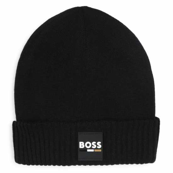 Boss Small Logo Beanie Juniors Черно 09B Шапки с козирка