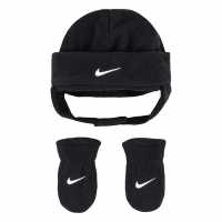 Nike Swoosh Beanie Baby Set Black 
