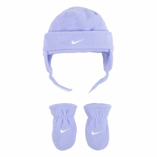 Nike Swoosh Beanie Baby Set Purple Pulse 