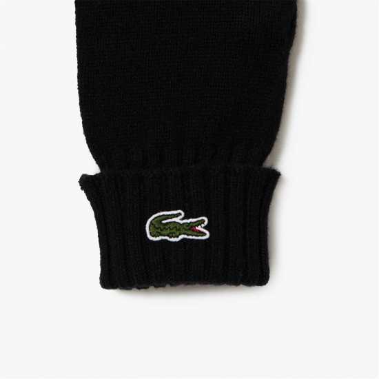 Lacoste Knitted Gloves Black 031 Зимни аксесоари