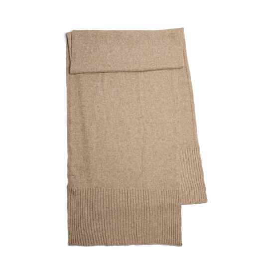 Pieces Knit Midweight Scarf Сребриста Минк 