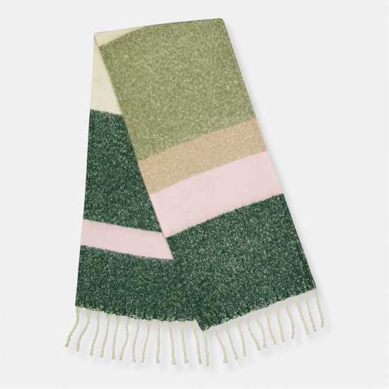 Pieces Midweight Scarf Зелено/Червено Pieces Midweight Scarf Зелено/Червено