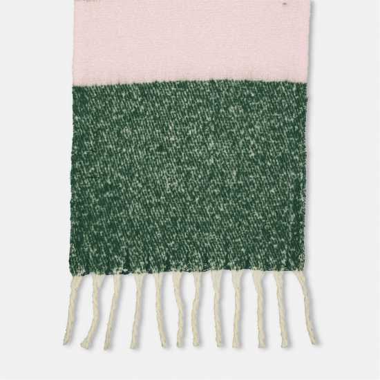Pieces Midweight Scarf Зелено/Червено Pieces Midweight Scarf Зелено/Червено
