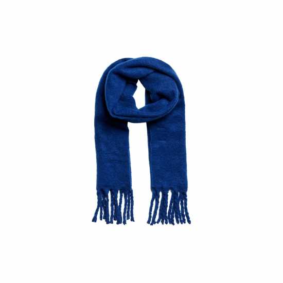 Pieces Midweight Scarf Камбаненско синьо Pieces Midweight Scarf Камбаненско синьо
