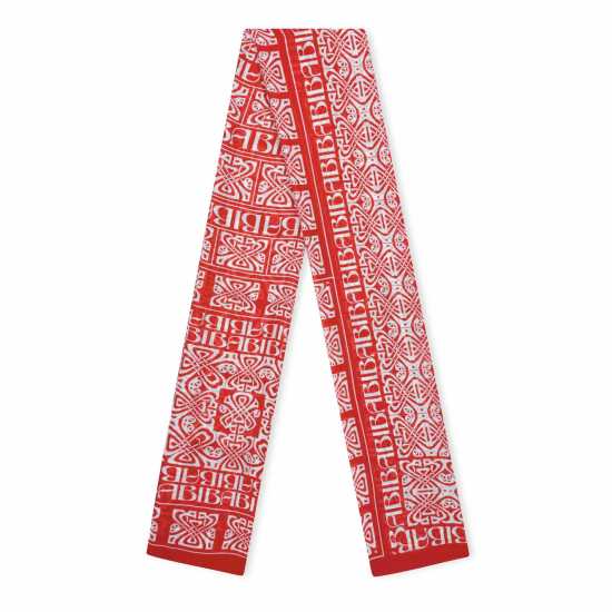 Biba Шал С Лого Blair Logo Scarf Оранжево/Бяло Ръкавици шапки и шалове