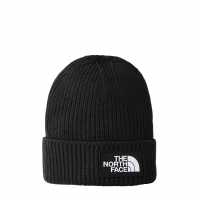 The North Face Logo Cuffed Beanie TNF черно JK3 Шапки с козирка