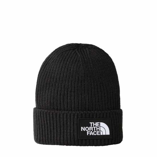 The North Face Logo Cuffed Beanie TNF черно JK3 Шапки с козирка