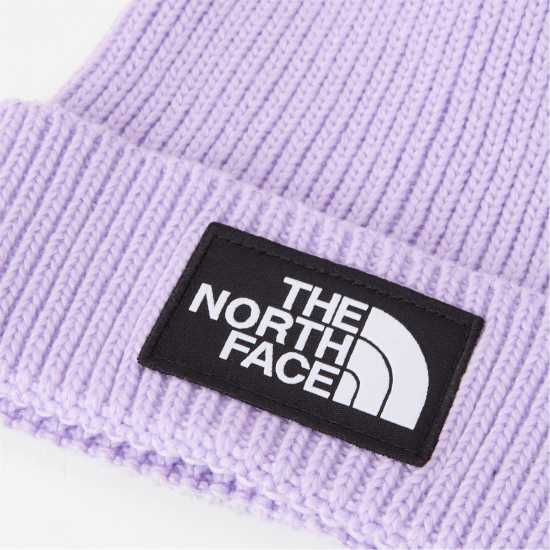 The North Face Logo Cuffed Beanie Lilac QZI Шапки с козирка