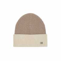 Ck Metal Two-Tone Chunky Beanie  