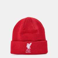 Team Liverpool Beanie Juniors Червено/Бяло Team Liverpool Beanie Juniors Червено/Бяло
