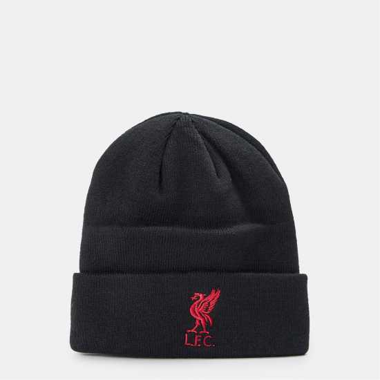Team Liverpool Beanie Juniors Черно/Червено 