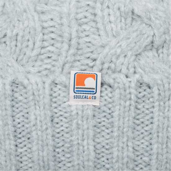 Шапки с козирка Soulcal Bobble Hat Adults Сиво Soulcal Bobble Hat Adults Сиво Шапки с козирка