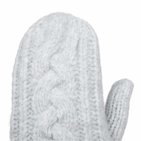 Soulcal Cable Mittens Adults Сиво Мъжки ски ръкавици
