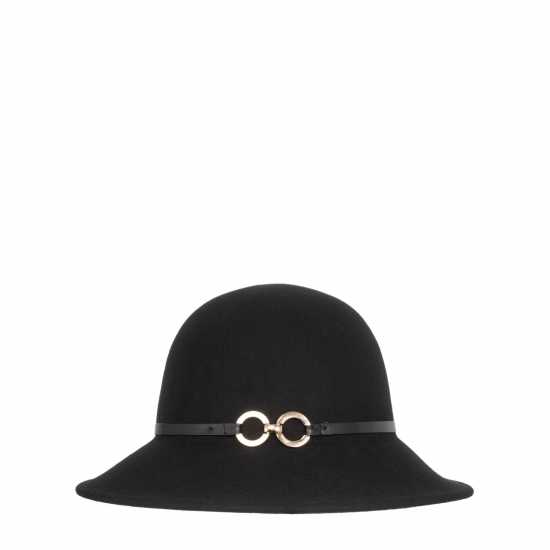 Biba Рибарска Шапка Metal Trim Bucket Hat Черно Шапки с козирка